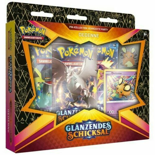 Pokémon SWSH4.5 Glänzendes Schicksal - Pin Collection Dedenne - deutsch