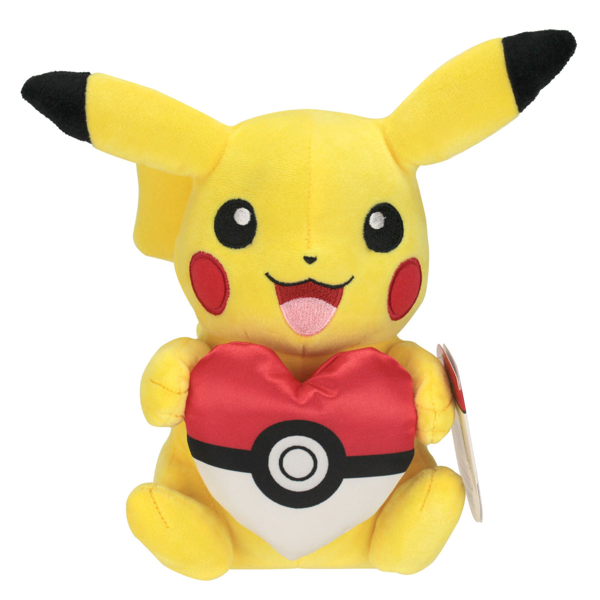 Pokemon 8-Inch Plüsch Pikachu mit Pokeherz/ Pikachu holding Pokeheart