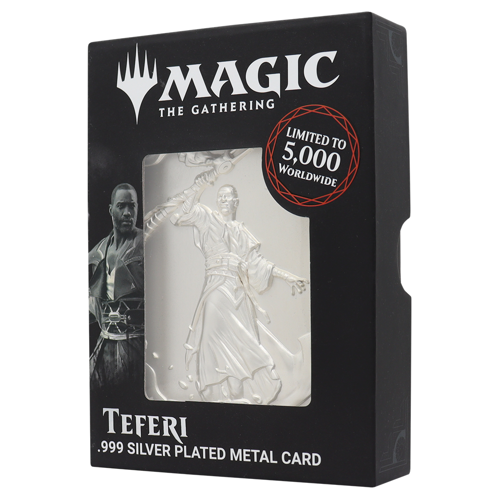 Magic: The Gathering Limited Edition .999 Silver Plated Teferi Metal Collectible