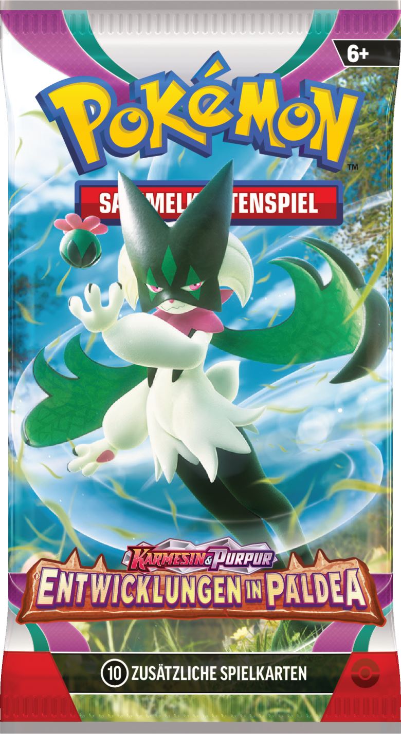 Pokémon Karmesin & Purpur Entwicklungen in Paldea - Booster - deutsch
