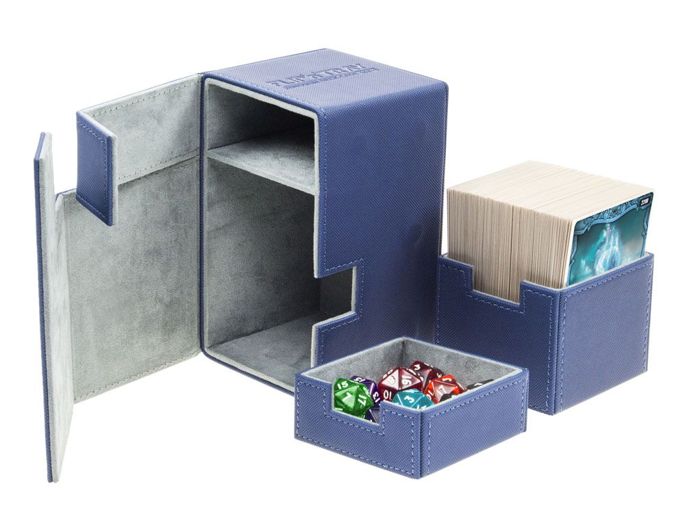 Ultimate Guard Flip´n´Tray Deck Case 100+ Standardgröße XenoSkin Blau