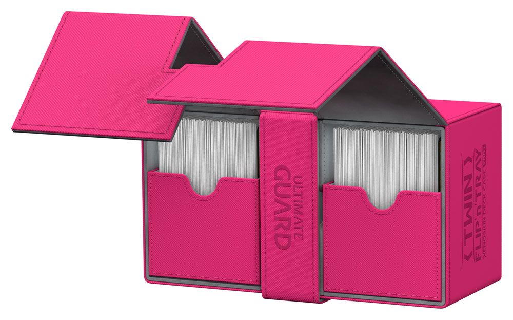 Ultimate Guard Twin Flip'n'Tray 200+ XenoSkin Pink