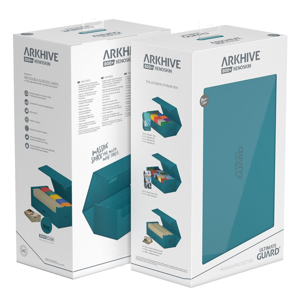 Ultimate Guard Arkhive 800+ XenoSkin Monocolor Petrolblau