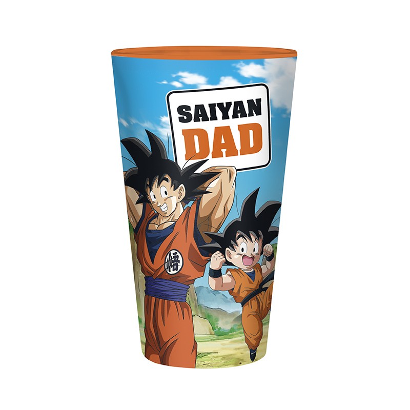 DRAGON BALL SUPER - Large Glass - 400ml - SAIYAN DAD