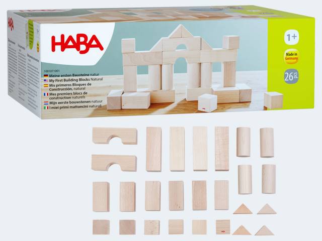 HABA Meine ersten Bausteine natur 12M+