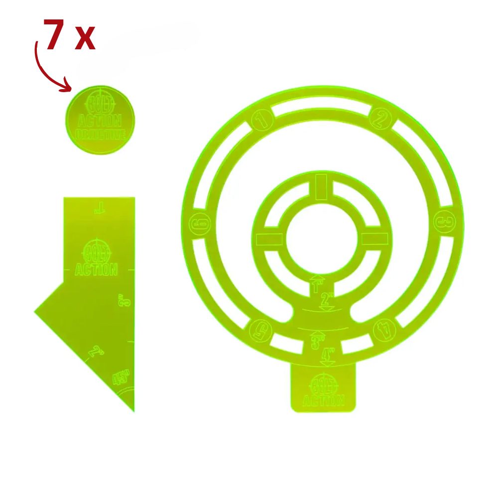 Bolt Action Objective Markers und Template Set