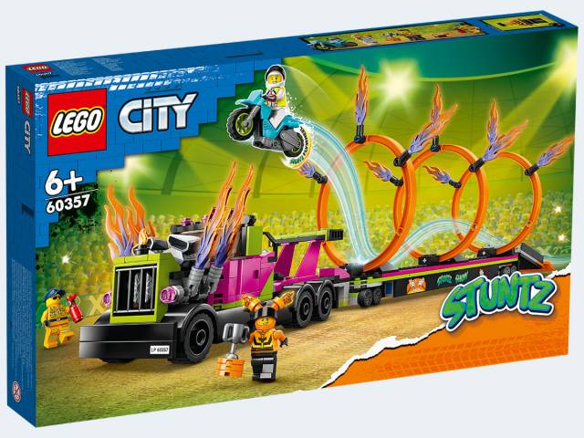 LEGO City Stunttruck mitFeuerreifen-Challenge