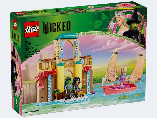 LEGO Wicked Glinda, Elphaba und Nessarose an Shiz