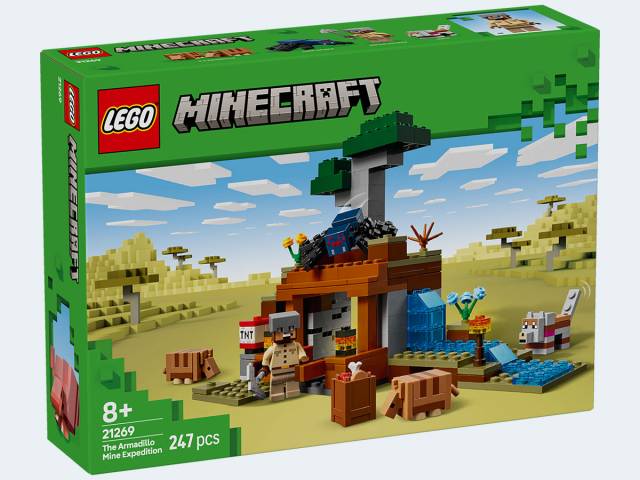 LEGO Minecraft Die Expedition zur Gürteltiermine