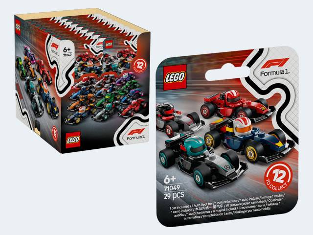 LEGO Minifigures F1 Rennwagen zum Sammeln