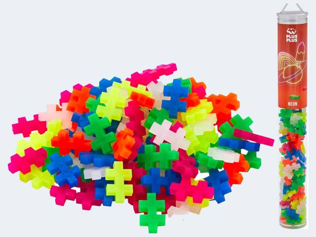 100 Plus Plus Kreativ Bausteine Neon