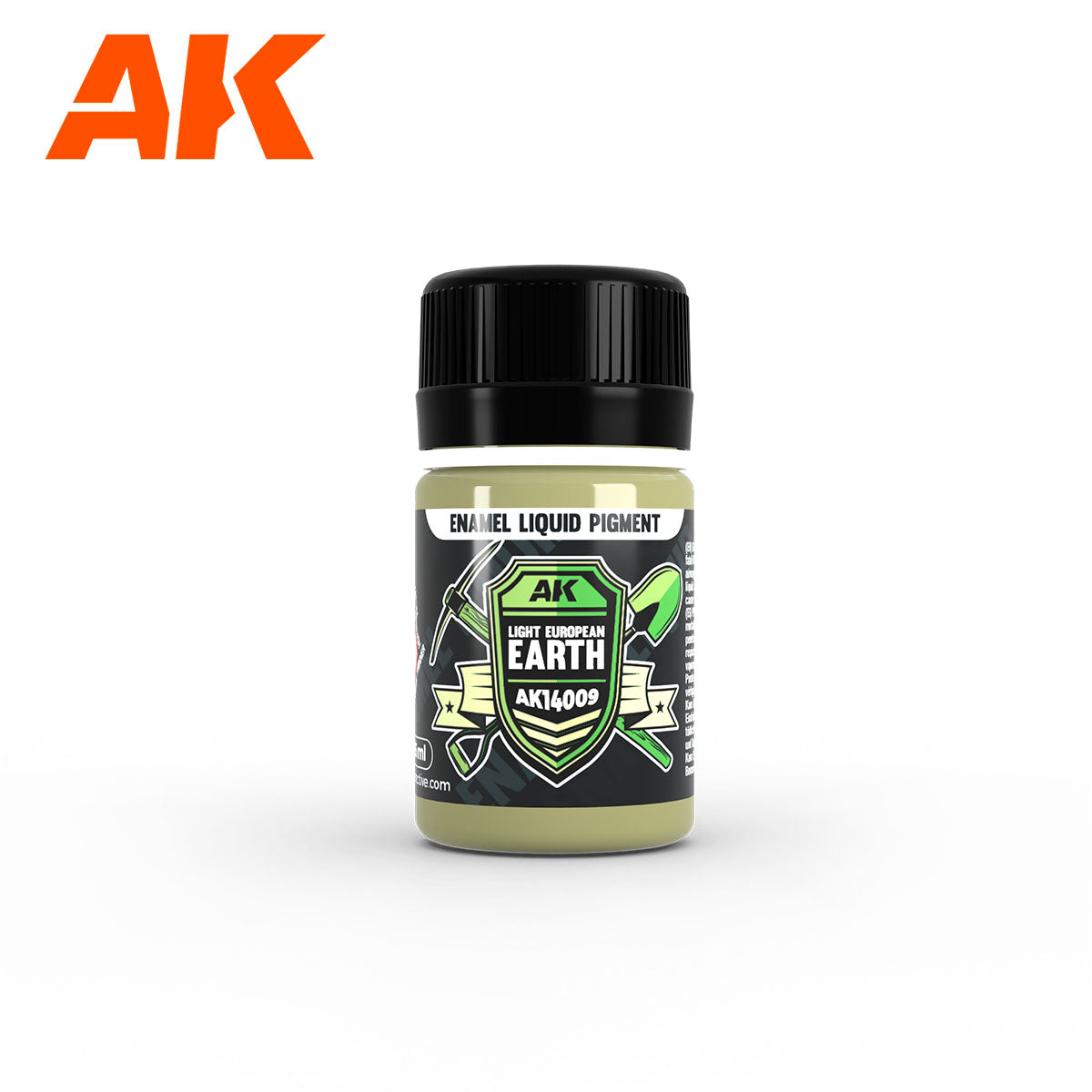 AK Interactive Enamel Liquid Pigments Earth Set
