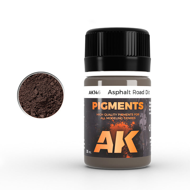 AK Interactive Pigments Asphalt Road Dirt