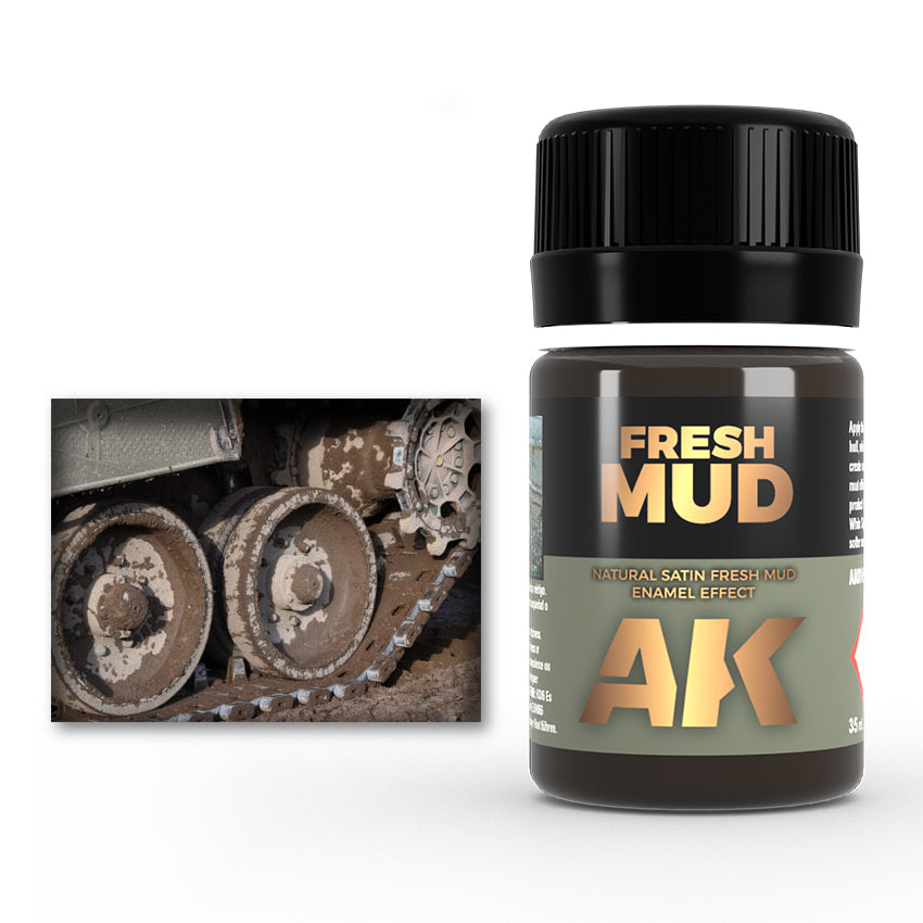 AK Interactive Enamel Effects Fresh Mud
