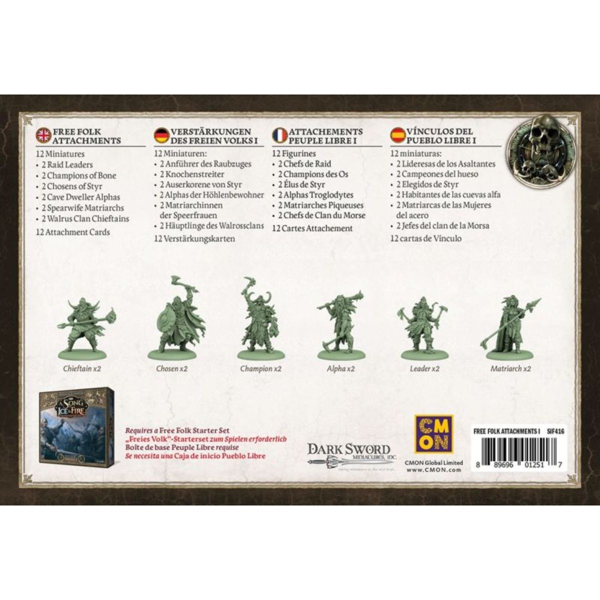 Song of Ice & Fire - Free Folk Attachments #1 (Verstärkungen des Freien Volks I)