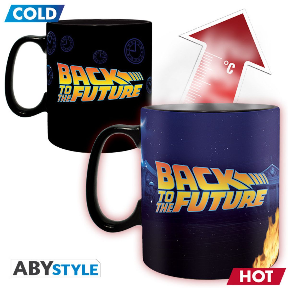 Back To The Future Tasse Heat Change 460ml "Time Machine"