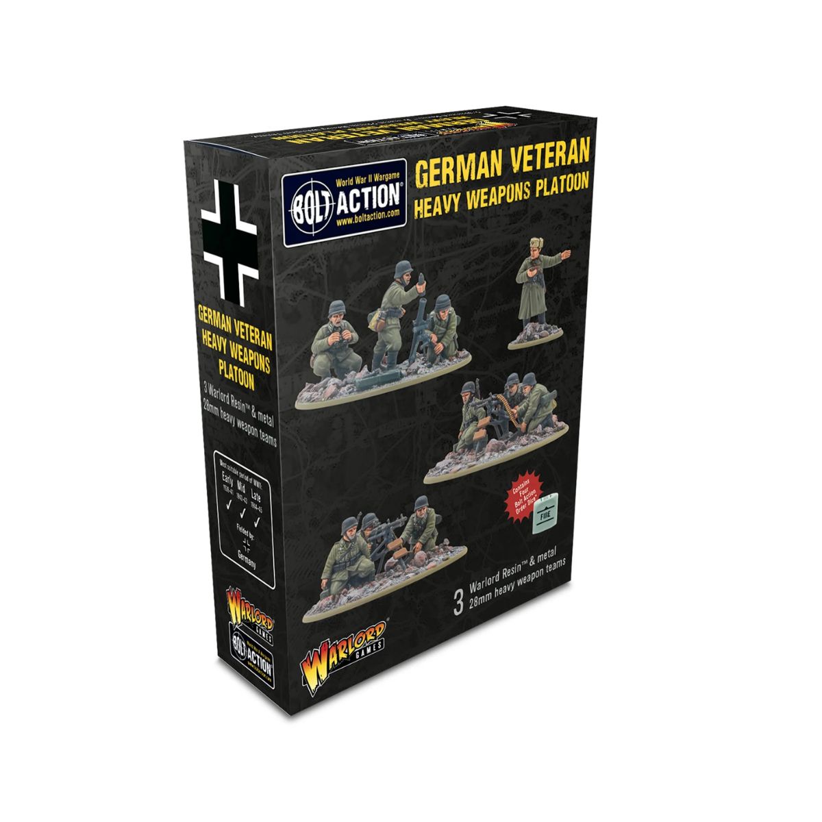 Bolt Action German Veterans Heavy Weapon Platoon