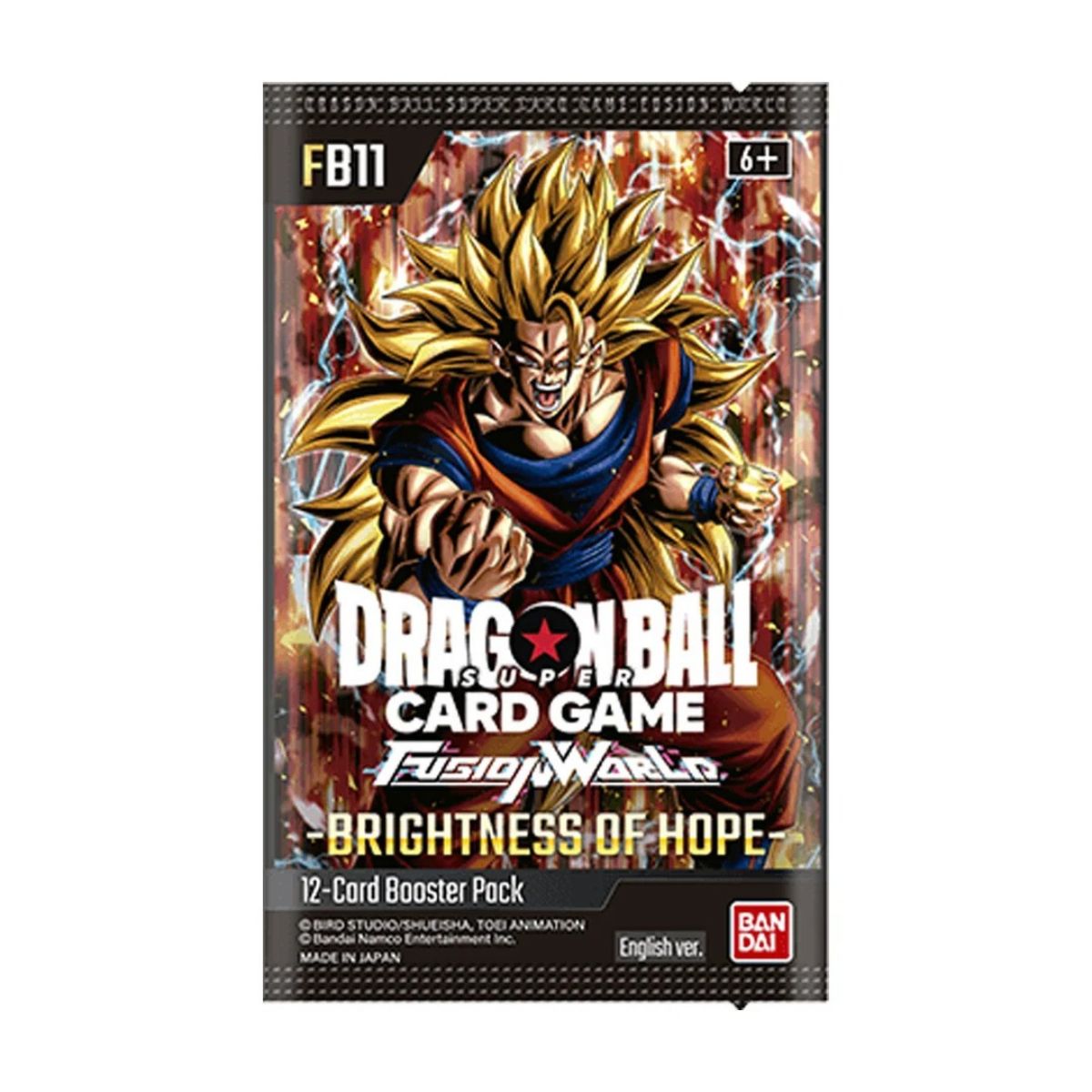 Dragon Ball Super Card Game Masters "Brightness of Hope" FB11 Booster