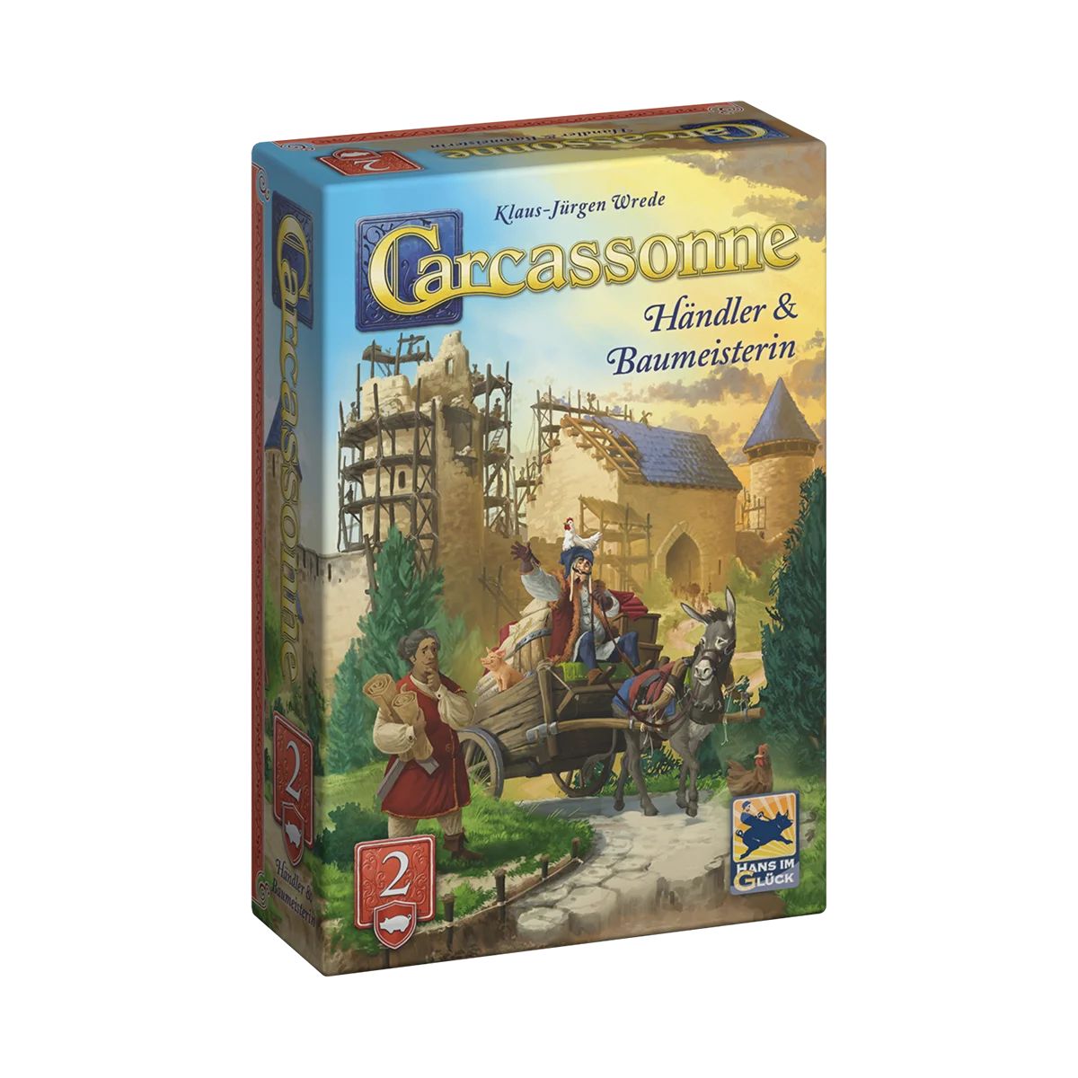 Carcassonne - Erweiterung 2 Händler & Baumeisterin (v3.1)