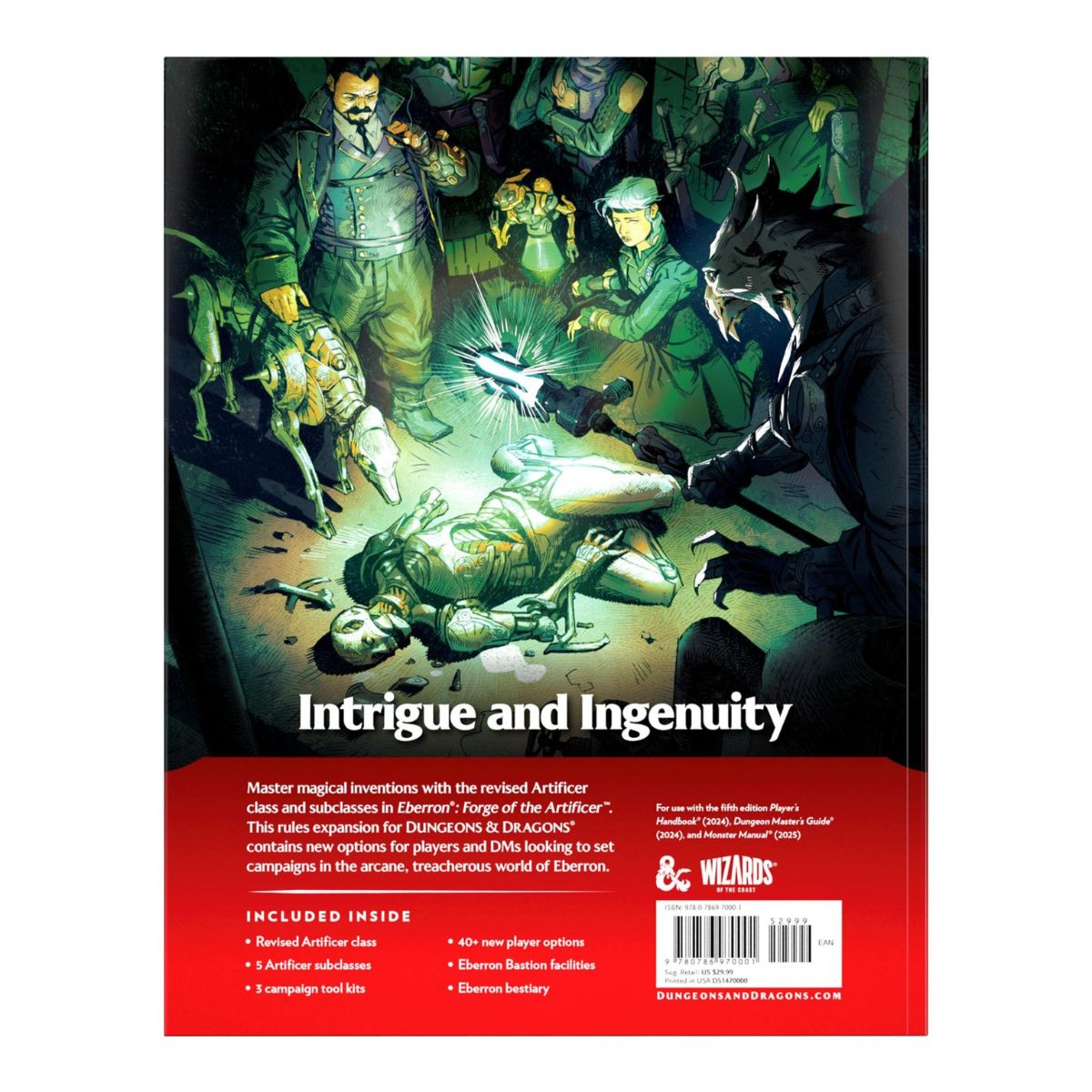 Dungeons & Dragons 2024 Eberron: Forge of the Artificer HC - EN
