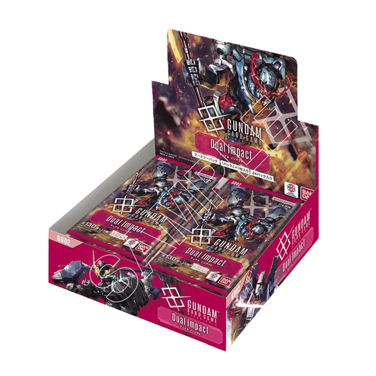 Gundam Dual Impact GD02 Booster Display Englisch