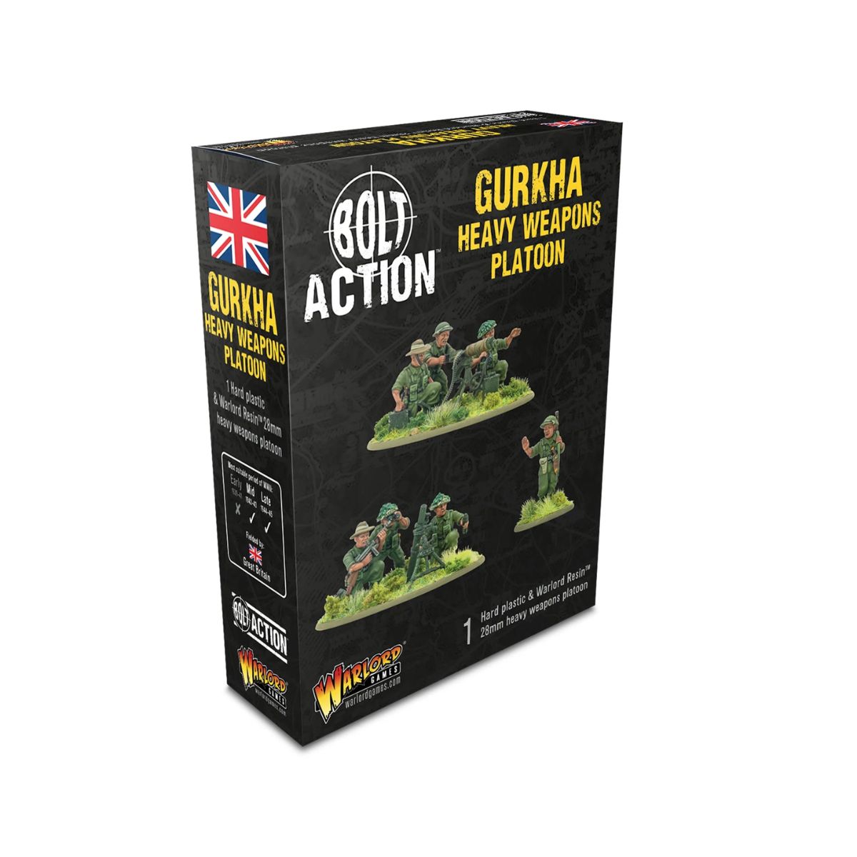 Bolt Action Gurkha Heavy Weapon Platoon