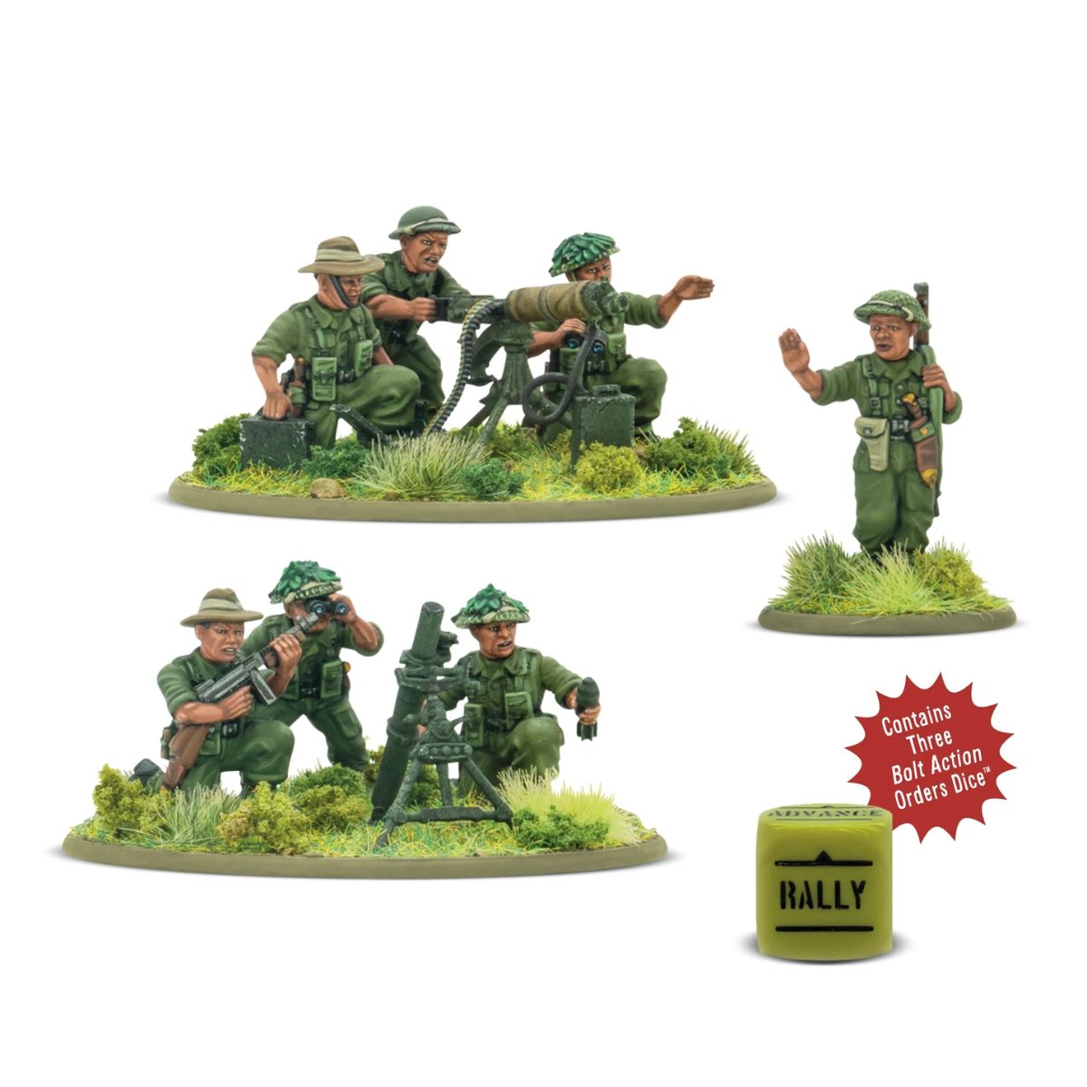 Bolt Action Gurkha Heavy Weapon Platoon