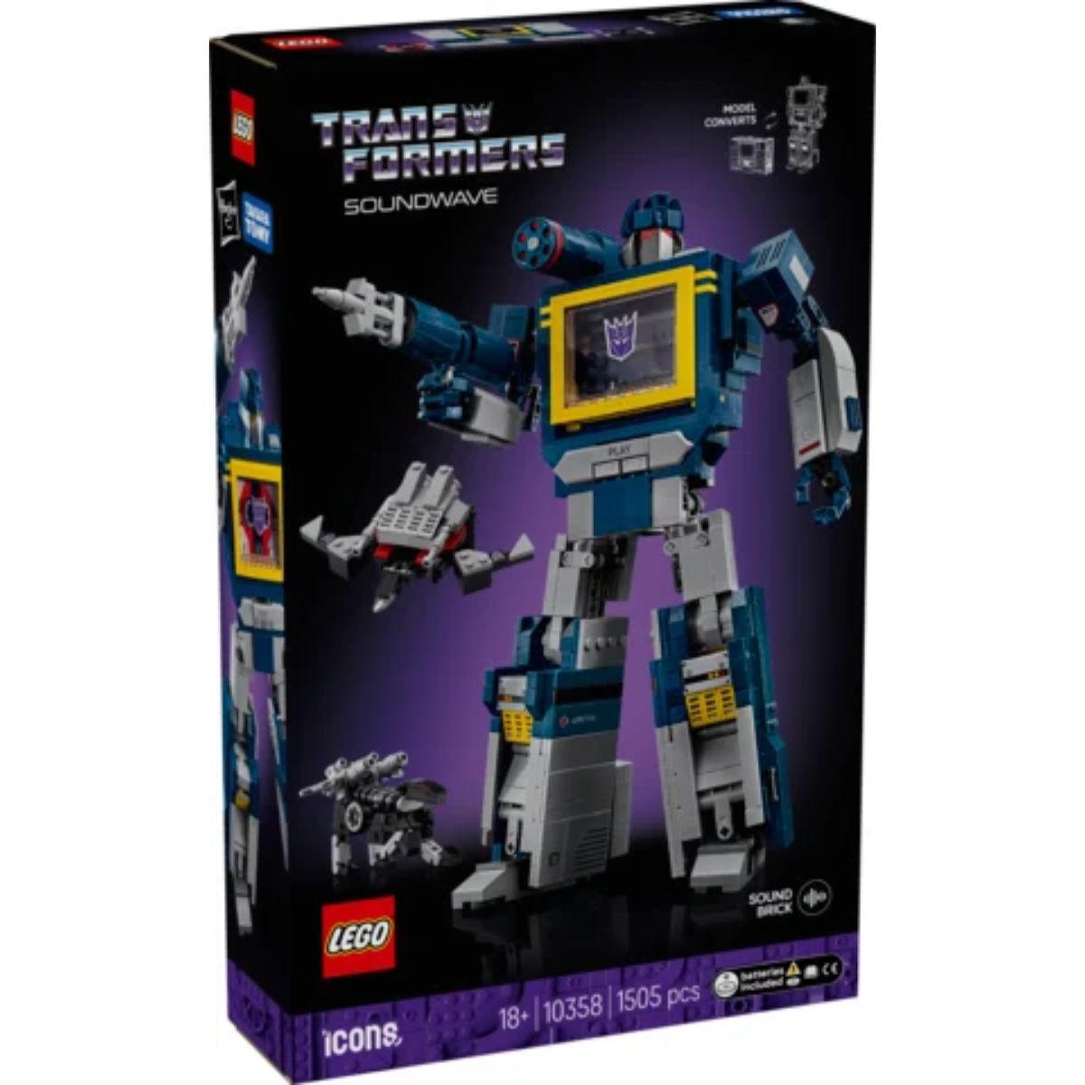 LEGO Icons Transformers Soundwave