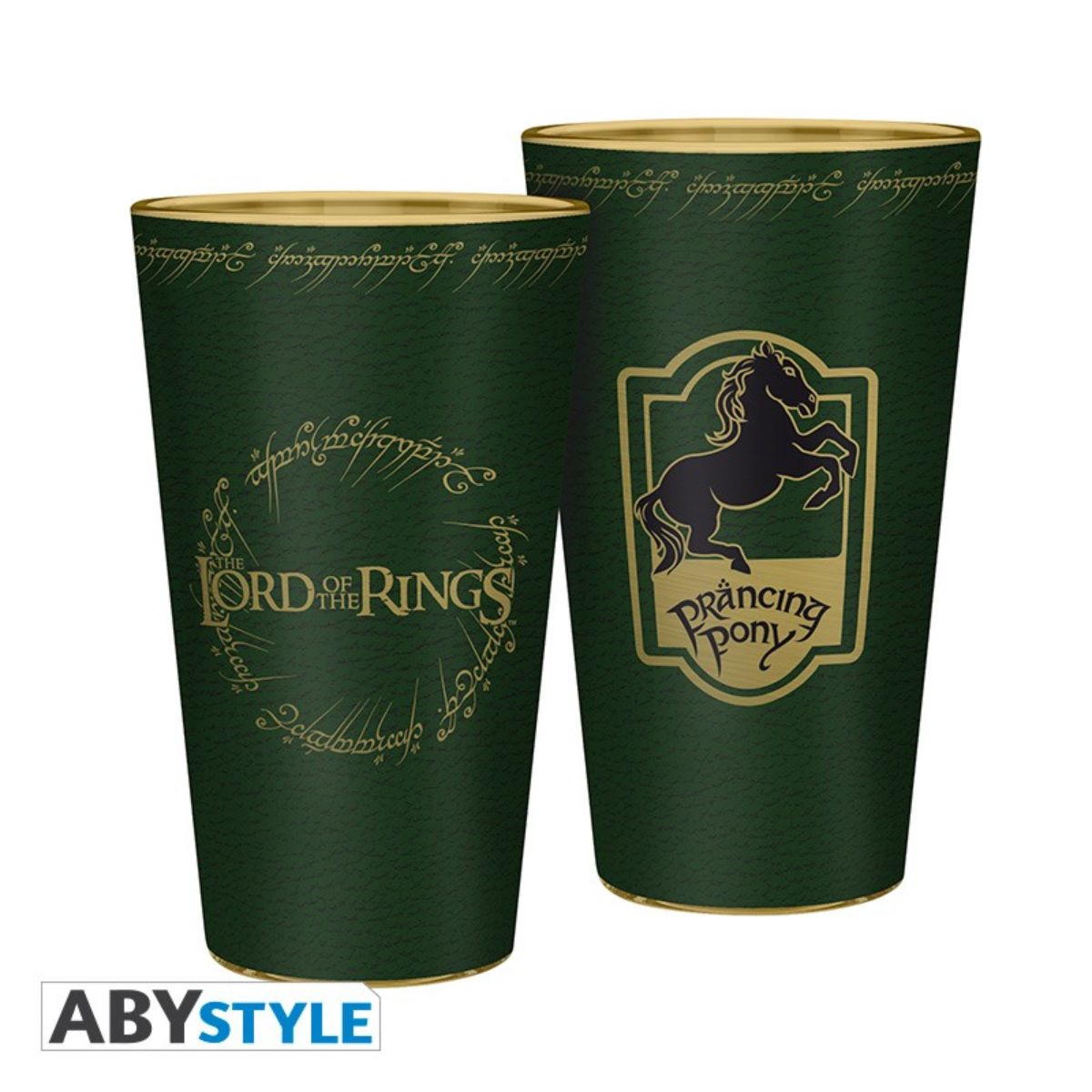 Lord Of The Rings Premium Large Glass 400ml Prancing Pony