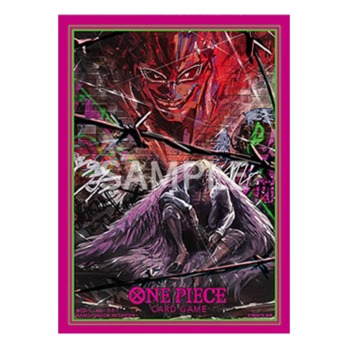 One Piece Card Game Official Card Sleeve TCG+ Store Edition vol.4 Donquixote Doflamingo (70 Sleeves)