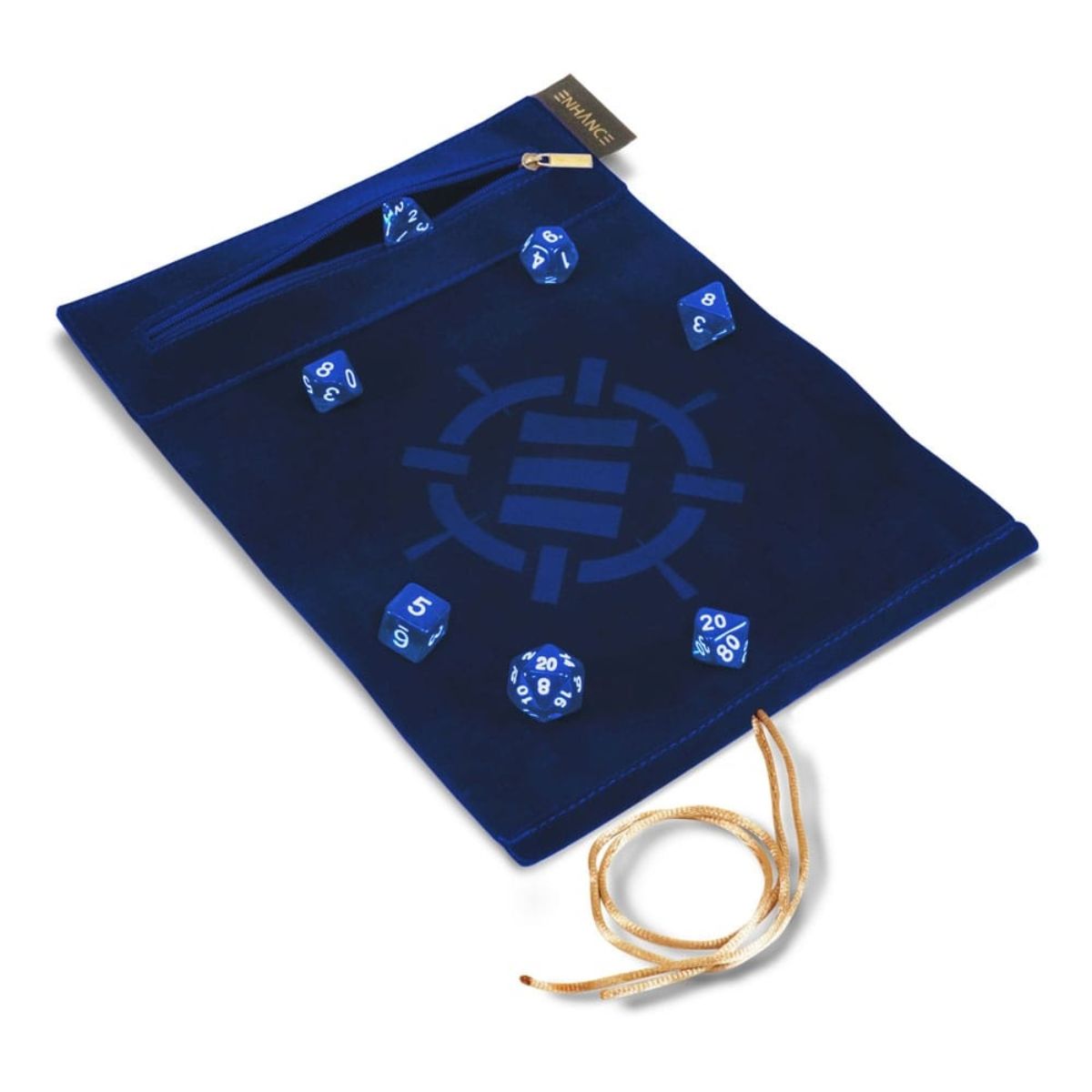 Enhance Dice and Rolling Mat Blau
