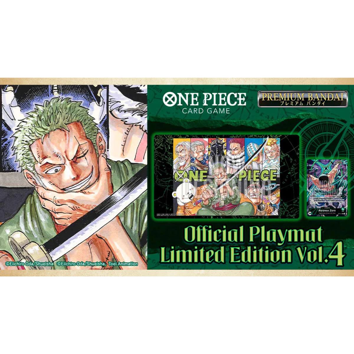 One Piece Card Game Official Playmat Limited Edition Vol.4