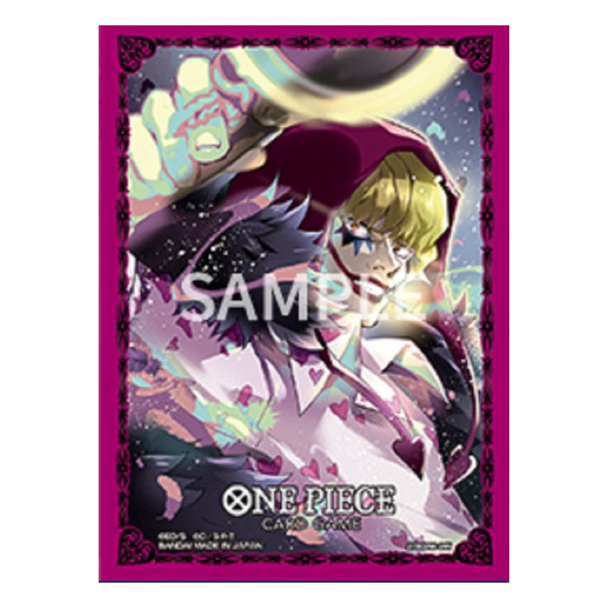 One Piece Card Game Official Sleeve 11 Donquixote Rosinante (70 Sleeves)