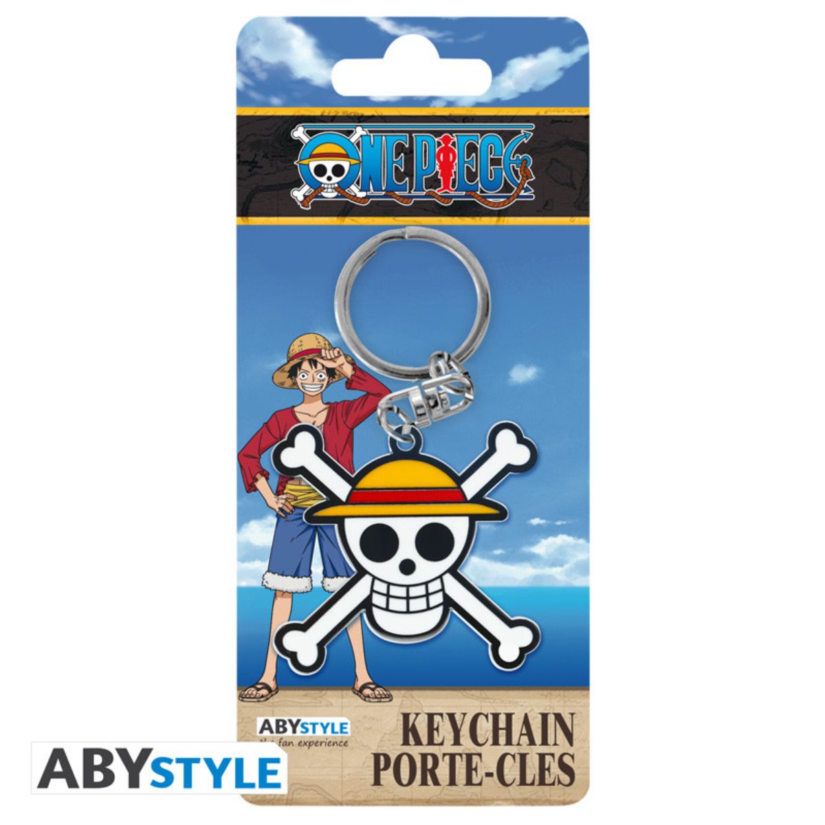 One Piece Keychain Skull Luffy