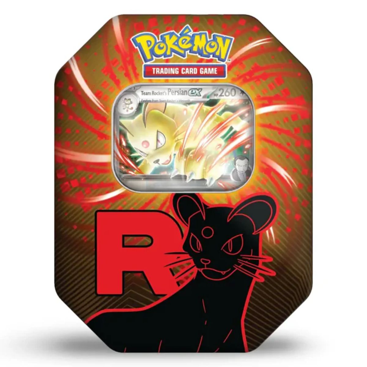 Pokémon Team Rockets Persian ex Tin 125 Englisch