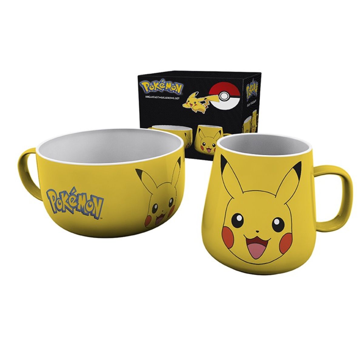 Pokemon Breakfast Set Mug + Bowl Pikachu