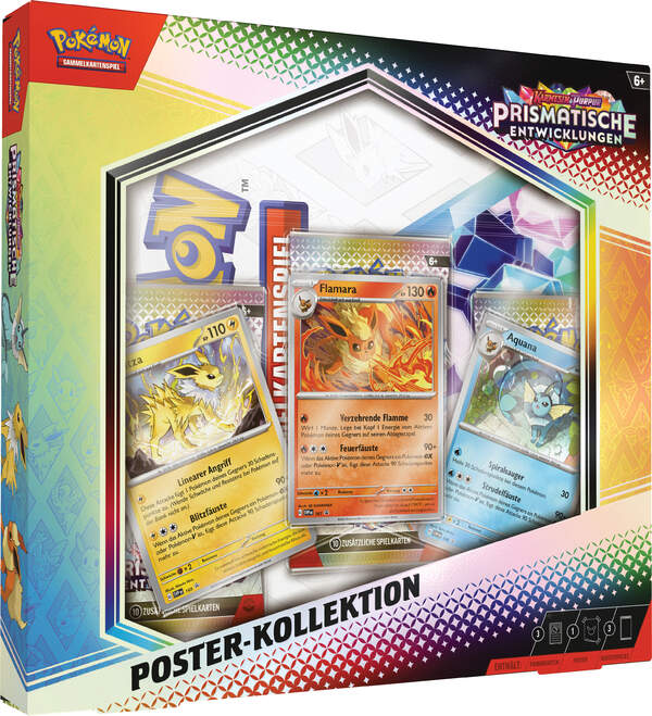 Pokémon Karmesin & Purpur Prismatische Entwicklungen Poster-Kollektion