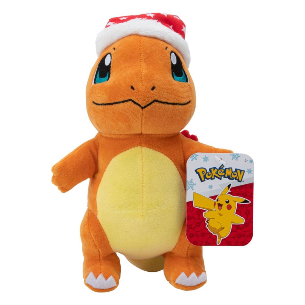 Pokémon Plüschfigur Winter Glumanda mit Weihnachtsmütze (20 cm)