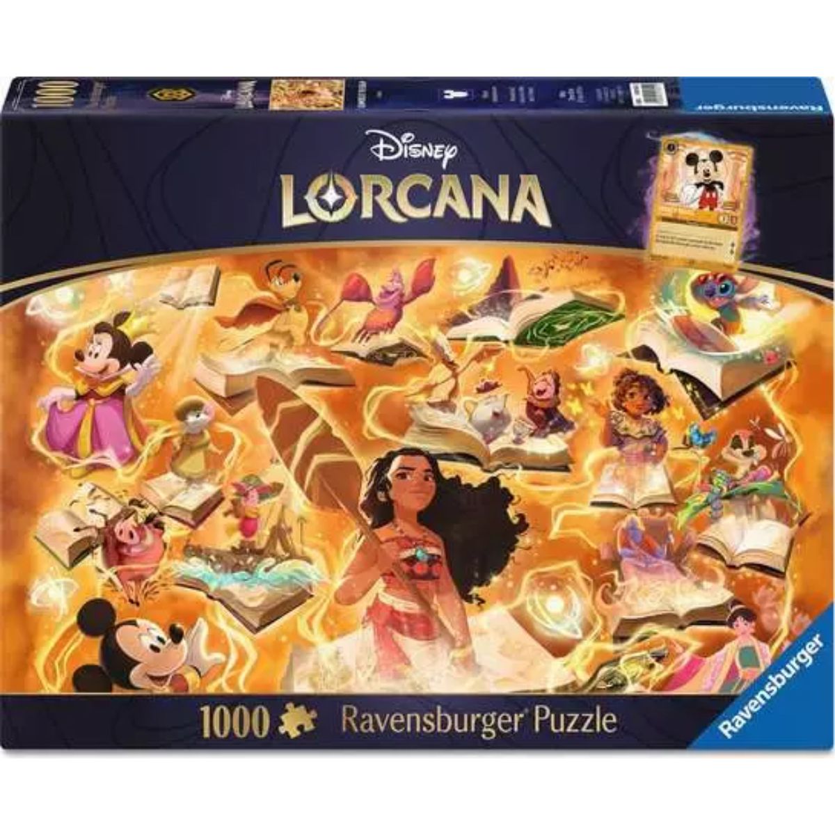Disney Lorcana Glimmers of the Realm: Amber Puzzle (1000 Teile)