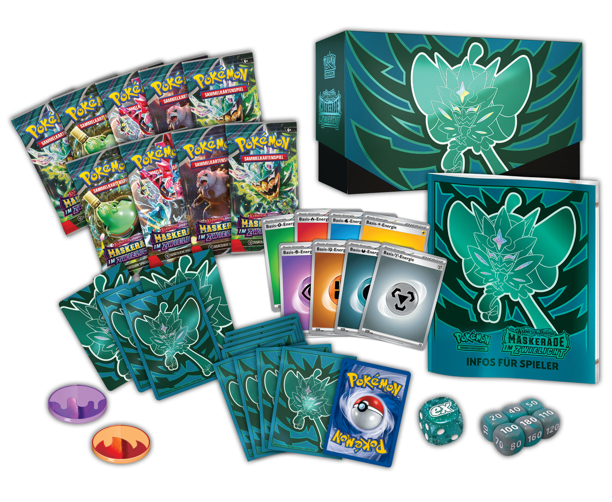 Pokémon Karmesin & Purpur Maskerade im Zwielicht Top-Trainer Box - DE