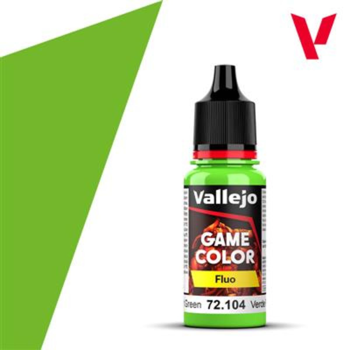 Vallejo Game Color Fluorescent Green (18 ml)