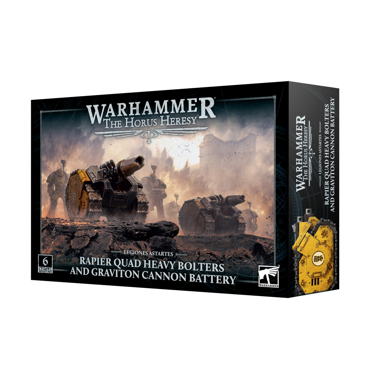 Warhammer The Horus Heresy Legiones Astartes Rapier Quad Heavy Bolters and Gravitation Cannon Battery