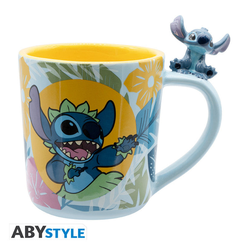 Disney Mug 3D handle Hawaiian Stitch