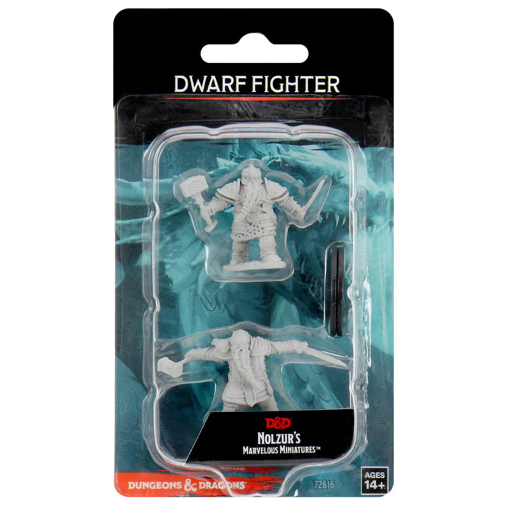 D&D Nolzur's Marvelous Unpainted Miniatures - Dwarf Male Fighter