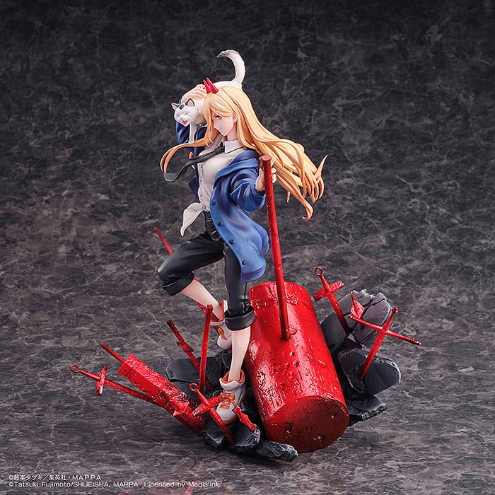 Chainsaw Man Power & Meowy Figur (28 cm)