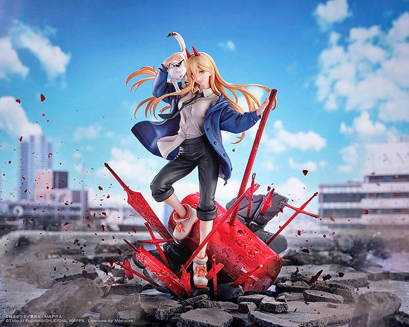 Chainsaw Man Power & Meowy Figur (28 cm)