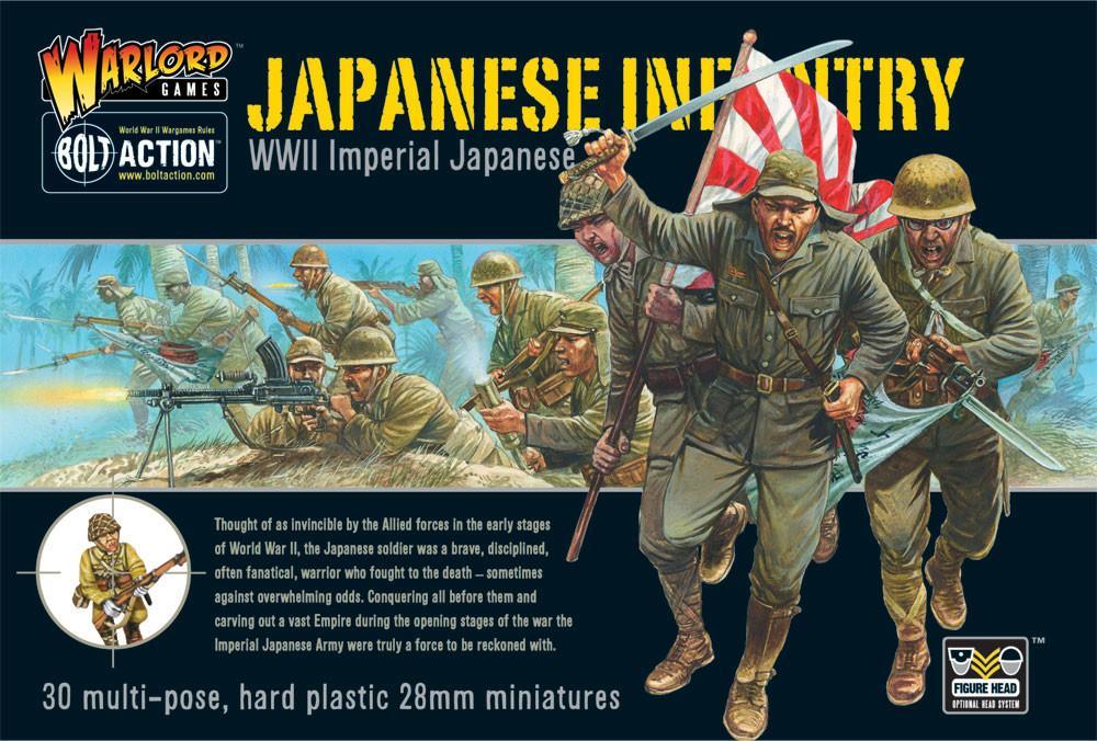 Bolt Action Imperial Japanese Infantry Plastic Boxed Set