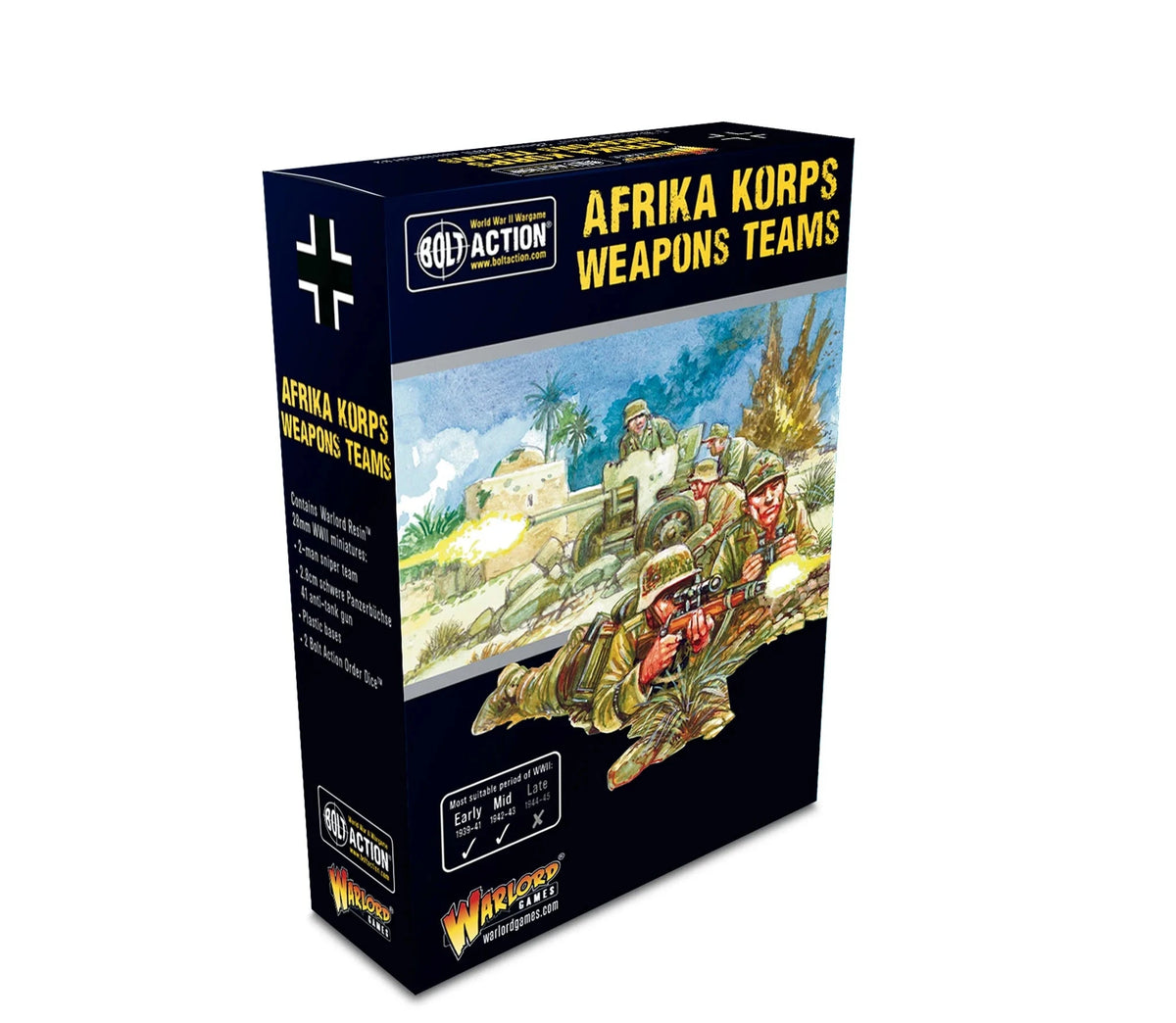 Bolt Action Afrika Korps Weapons Teams