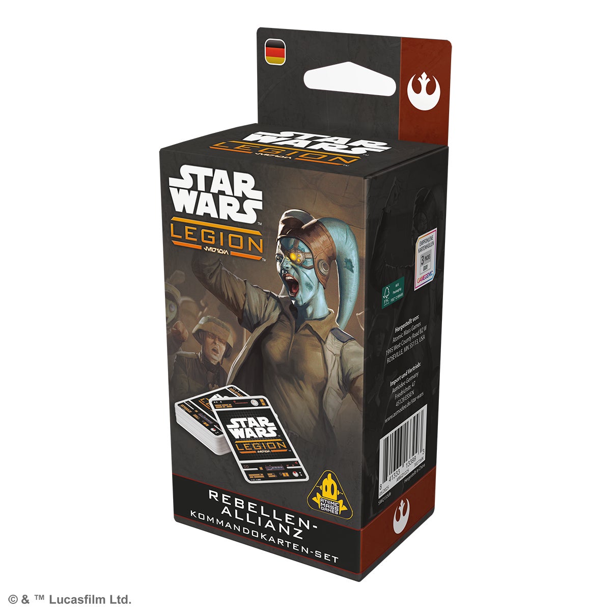 Star Wars: Legion – Rebellen Allianz Kommandokarten-Set