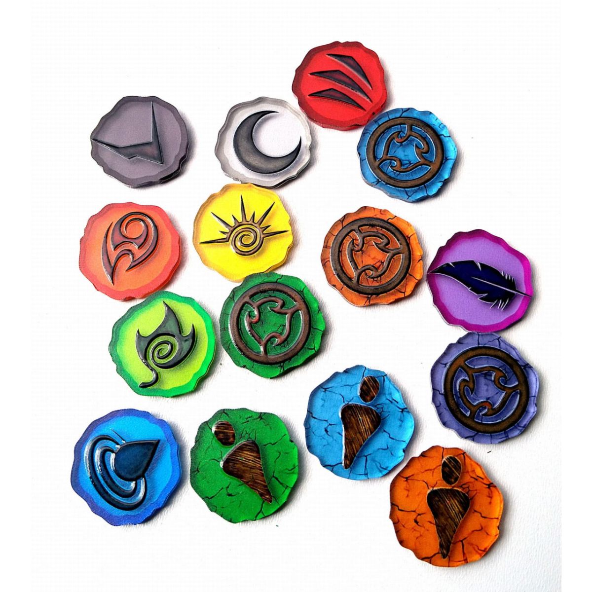 Token and Markers: Spirit Island – Jagged Earth Token Set